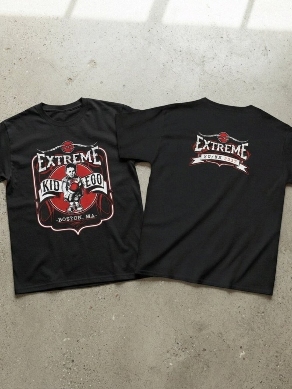 Extreme Kid Ego Boston MA Graphic T-Shirt
